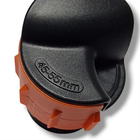 Attrezzo pulizia paraoli e parapolvere forcelle da ø 45mm a ø 55mm di colore arancione, ricambio AT2270A