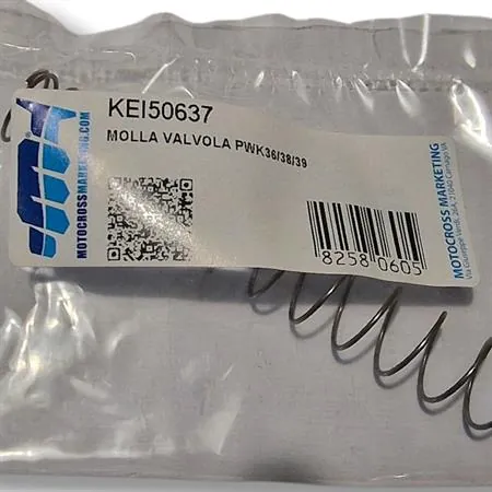 Molla valvola ghigliottina originale KEIHIN PWK 36, PWK 38 e PWK 39, ricambio KEI50637