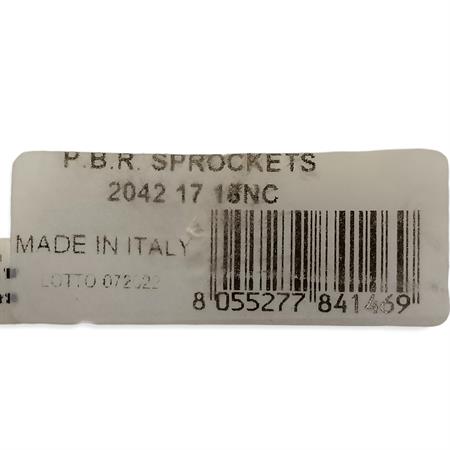 Kit trasmissione pignone Z17 e corona Z38 PBR con catena EK Japan passo 520 SRX2 con o-ring 120 maglie specifica per Honda X ADV 750 cc prodotte dal 2017 al 2022, ricambio EK2555G