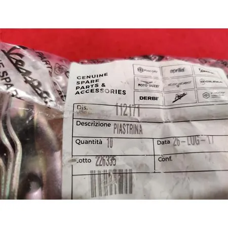 Piastrina tirante leva cambio, ricambio 112171