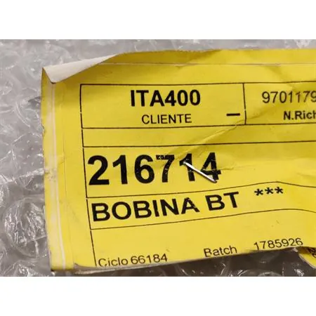 Bobina bassa tensione (Piaggio Gilera), ricambio 216714