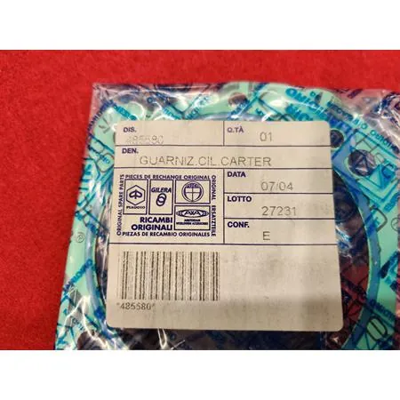 Guarnizione cilindro carter (Piaggio Gilera), ricambio 485580