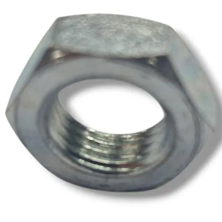 Dado originale Piaggio - Aprilia M12 x 1,25 mm con esagono chiave da 17 e zincato argento per fissaggio semi puleggia fissa motori Aprilia DiTech e carburatore 50 cc prodotti dal 1999 fino al 2004 , ricambio AP8152135