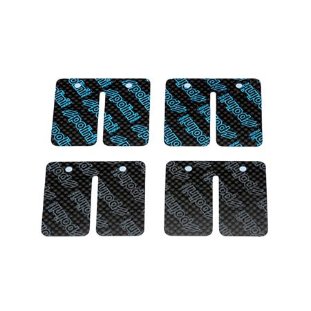 Set lamelle in carbonio Polini con spessore da 0,28 e 0,33 mm per applicazione sui motori Piaggio, Aprilia, Derbi e Polini XP65R con motore Derbi, ricambio 2130537