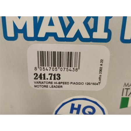 Variatore polini hi-speed per piaggio 125/150 leader, ricambio 241713