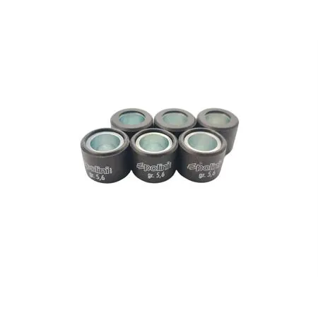 Kit rulli variatore 16x13  peso grammi 5.6 interno ottone (Polini), ricambio 242068