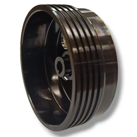 Campana frizione Polini in acciaio con sistema di rigatura per dissipare meglio il calore sui ciclomotori Piaggio Ciao, Si, Bravo, Grillo, Boxer, SuperBravo, Cba ricambio 250042