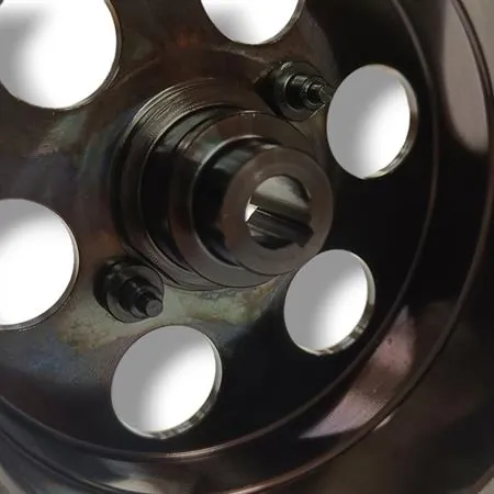 Campana frizione Polini in acciaio con sistema di rigatura per dissipare meglio il calore sui ciclomotori Piaggio Ciao, Si, Bravo, Grillo, Boxer, SuperBravo, Cba ricambio 250042