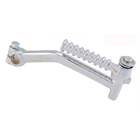 Pedale leva messa in moto RMS curva alta e cromata per scooter 50 con motore Minarelli verticale e orizzontale aria e liquido, ricambio 121530011