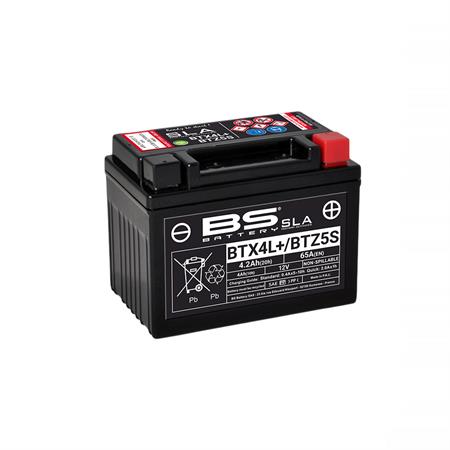 Batteria BS SLA BTX4L 12 Volt - 3 Ah, ricambio 246650135