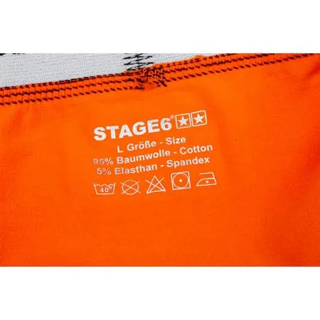 Boxer stage6 da uomo modello signature di colore arancione e taglia M, ricambio S609412M