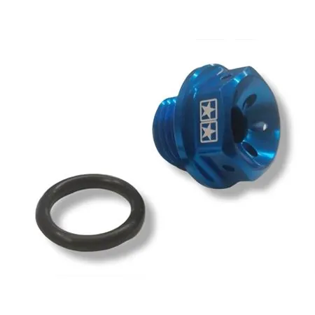 Tappo olio rapporti Stage6 in alluminio CNC anodizzato blu cromo per scooter con motori Minarelli verticale ed orizzontale aria e liquido a braccio lungo, ricambio S6SSP140BL
