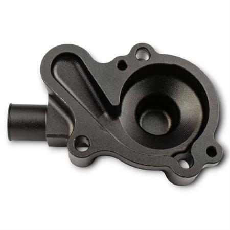 Coperchio pompa acqua maggiorato Stage6 R/T in alluminio CNC di colore nero opaco per motori Minarelli AM6, ricambio S6SSP588CV