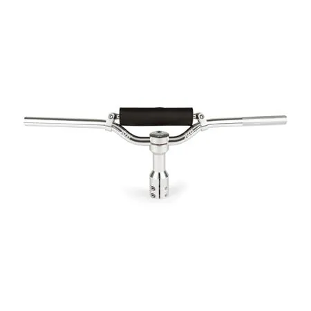 Manubrio naked street bike completo di supporto manubrio in alluminio anodizzato argento per scooter MBK  Booster e Yamaha Bw's , ricambio STR8STR00606AL
