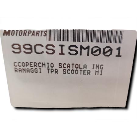 Coperchio scatola ingranaggi rapporti TOP TPR in alluminio e lavorazioni CNC e anodizzazione rossa per scooter con motore Minarelli verticale ed orizzontale a braccio lungo aria e liquido, ricambio 99CSISM001