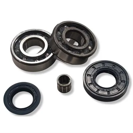 Albero motore DR tipo originale completo di cuscinetti alta velocità 6204tn9c4 e coppia paraolio di banco Corteco blu per Minarelli verticale Booster, ricambio IM07058