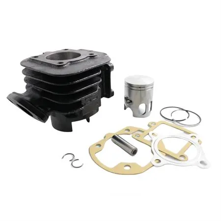 Motore gruppo termico diametro 40 mm per scooter con motore minarelli verticale ad aria, in ghisa con spinotto da 10 mm e pistone bifascia tipo originale, ricambio KT00096