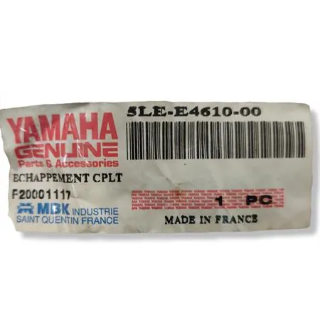 Gruppo tubo di scarico 1 Yamaha, ricambio 5LEE46100000