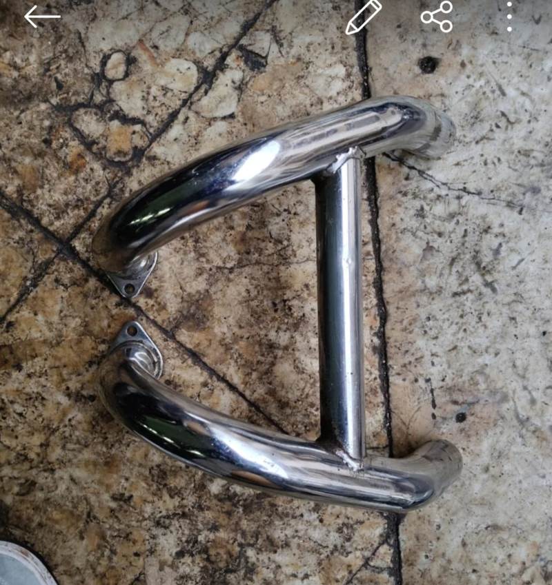 collettore di scarico benelli e vari modelli doppio